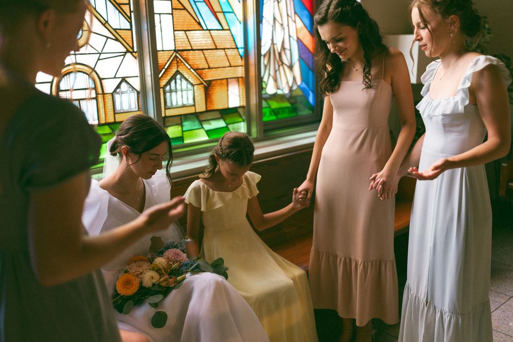 Catholic wedding photos, St Josephs Parish Langley BC