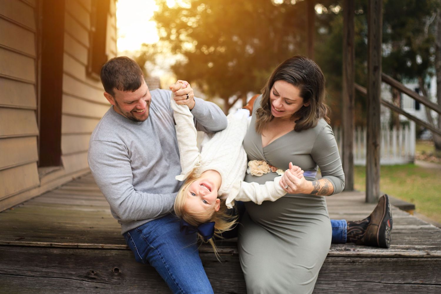 Maternity and family session done on location in Lexington, SC.
