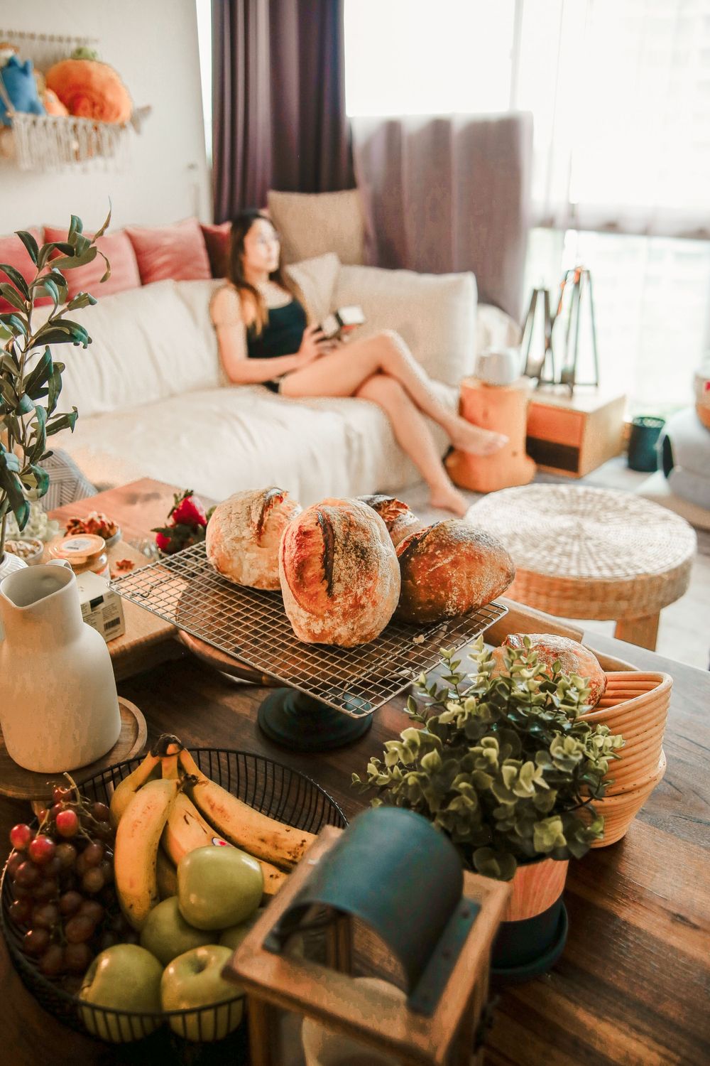 lifestyle product photoshoot of a bakery business and brand, captured by photographer in singapore