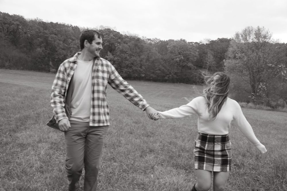 Boxed and Burlap engagement photos Lake Geneva Wedding Photographer Melissa Marie Photographer