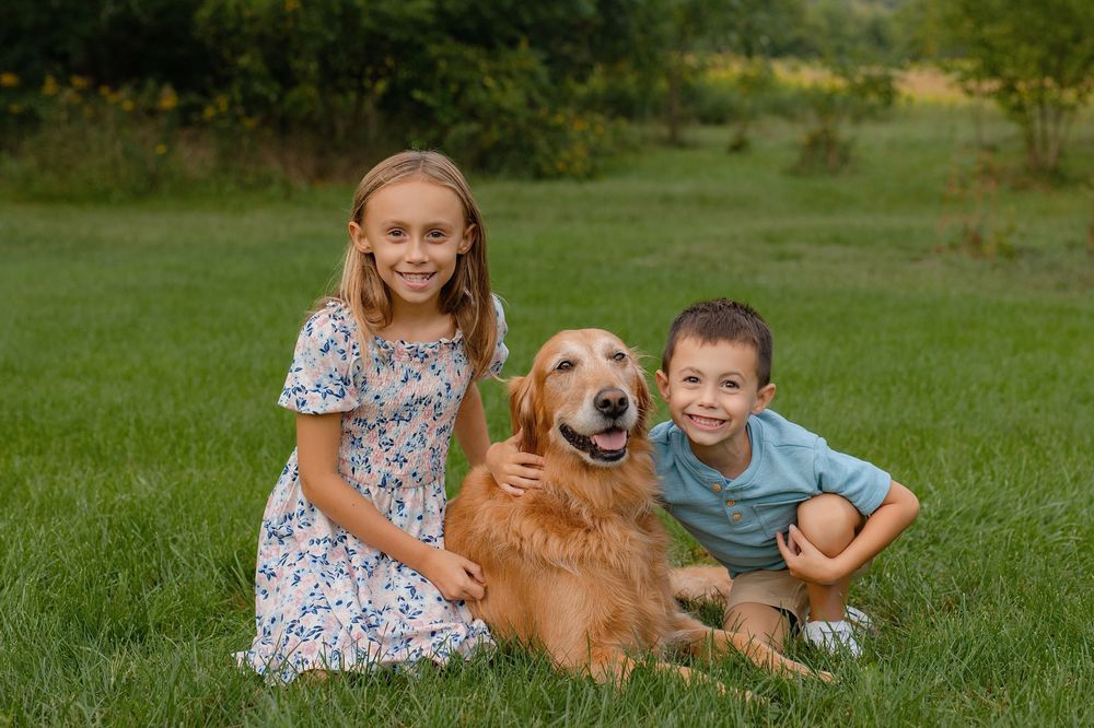 Family backyard photos Waukesha County family photographer