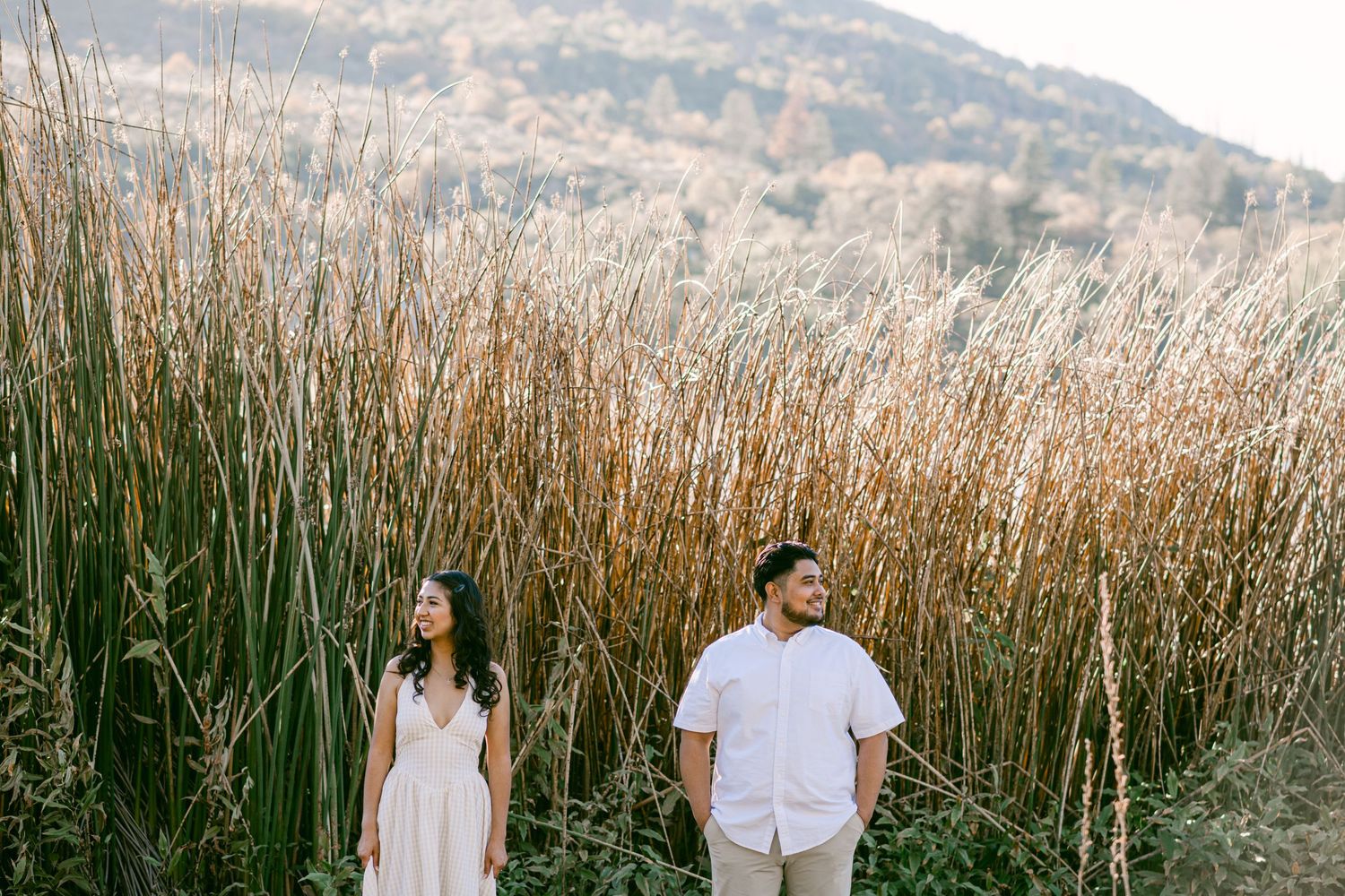 Lake Cuyamaca engagement session.