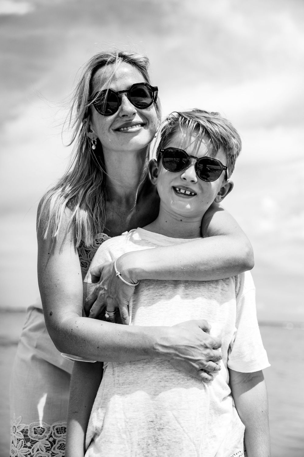family photography photoshoot in cozumel beach