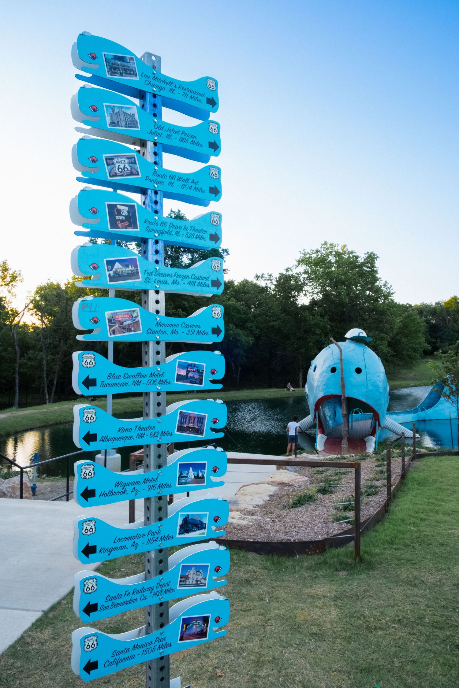 3. Directions to famous stops along Route 66. June 10, 2026.