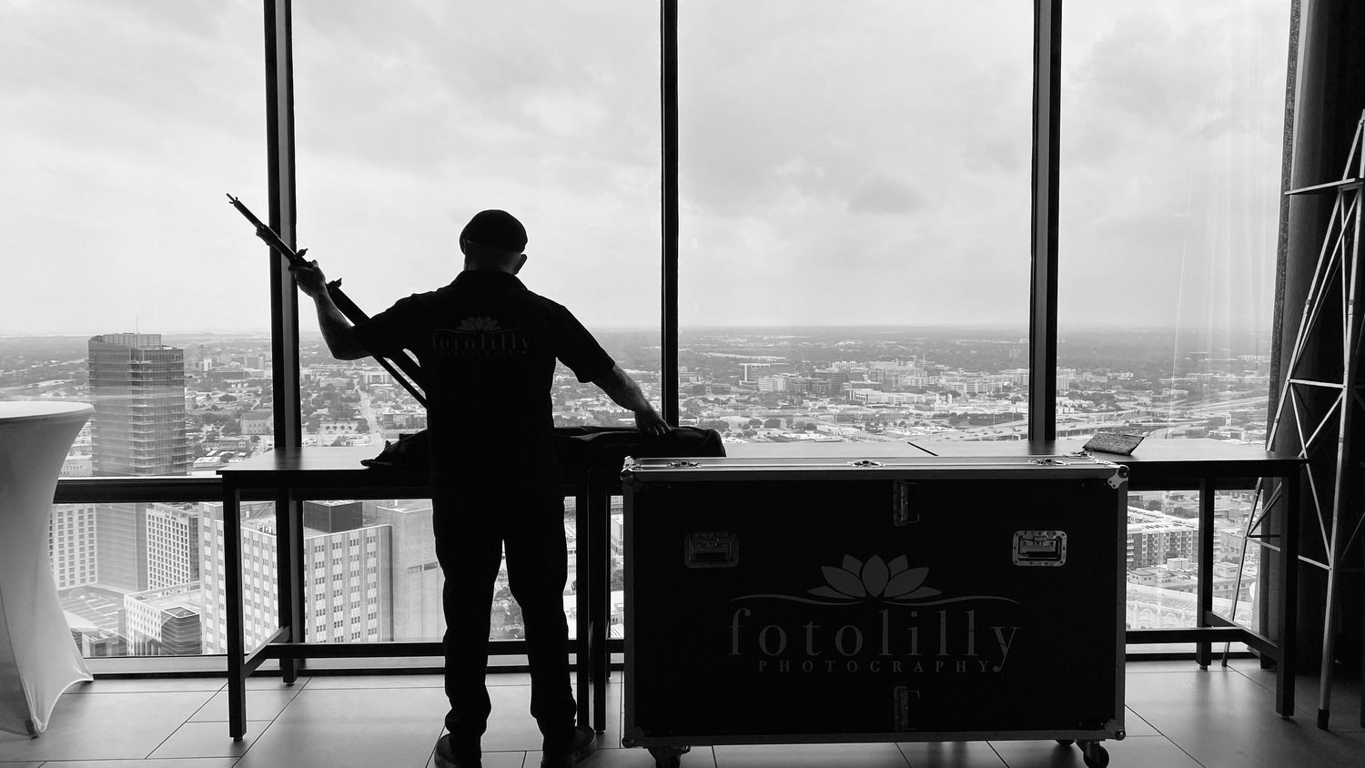 Interactive Quince photo booth rental with professional mirror booth attendant serving Dallas Fort Worth Quinceañera celebrations year-round