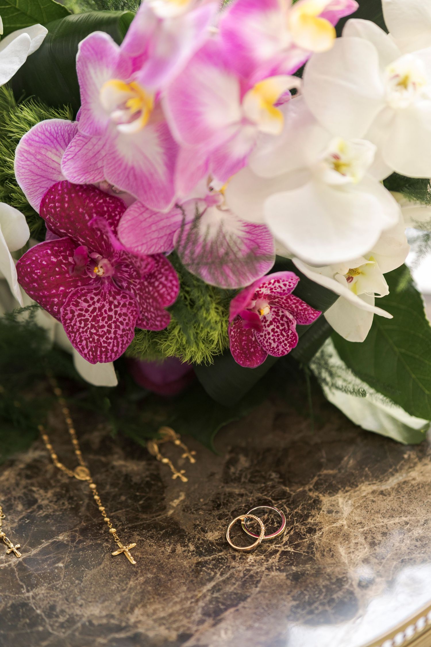Les bijoux de la mariée au château Burrus