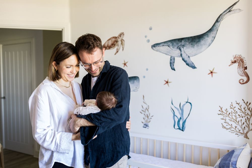 simple family photography at home in east london