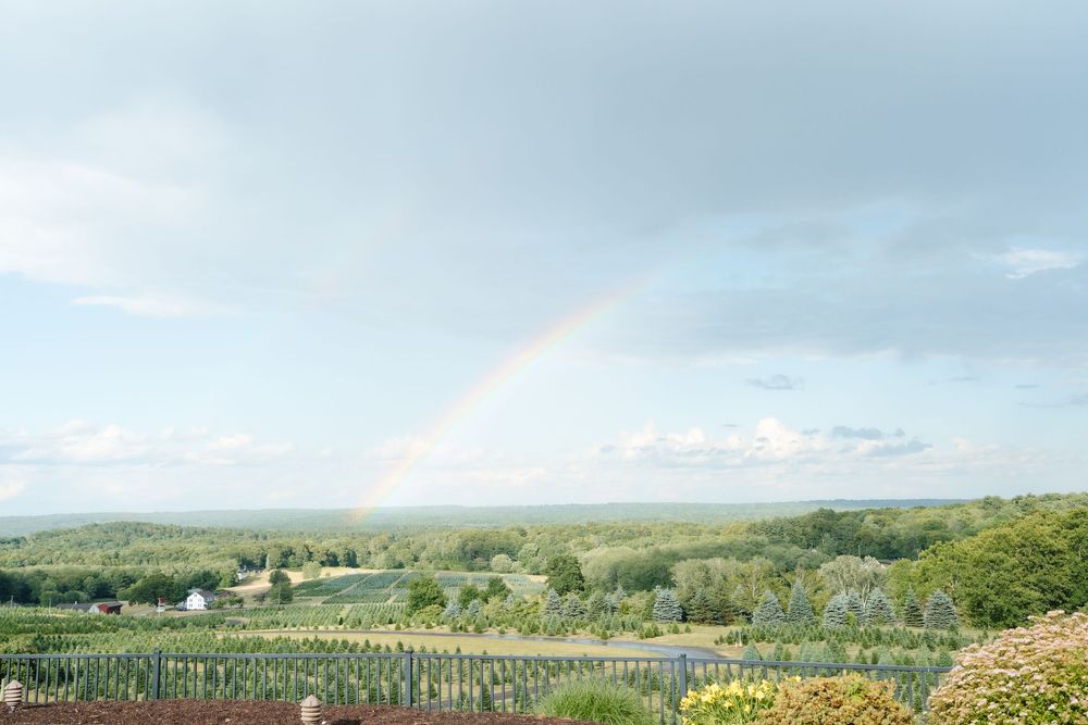 geers overlook tree farm in Griswold connecticut wedding venue with a view