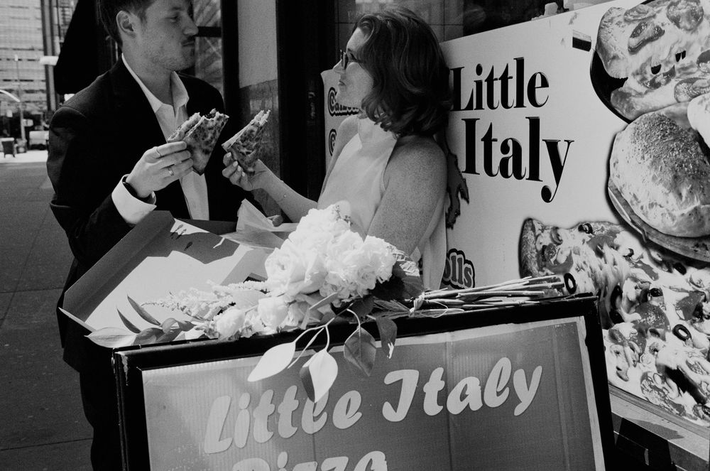 Luxury NYC elopement photographer creating timeless 35mm film wedding imagery for modern couples