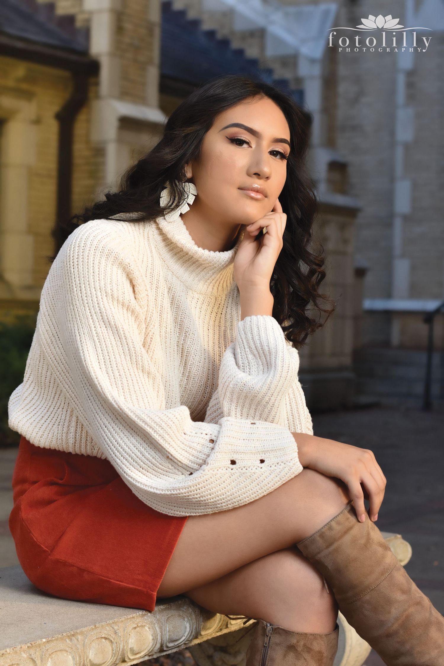 Outdoor quinceañera portraits at Loyd Park in Grand Prairie photographed by Fotolilly Photography for Dallas Fort Worth families today