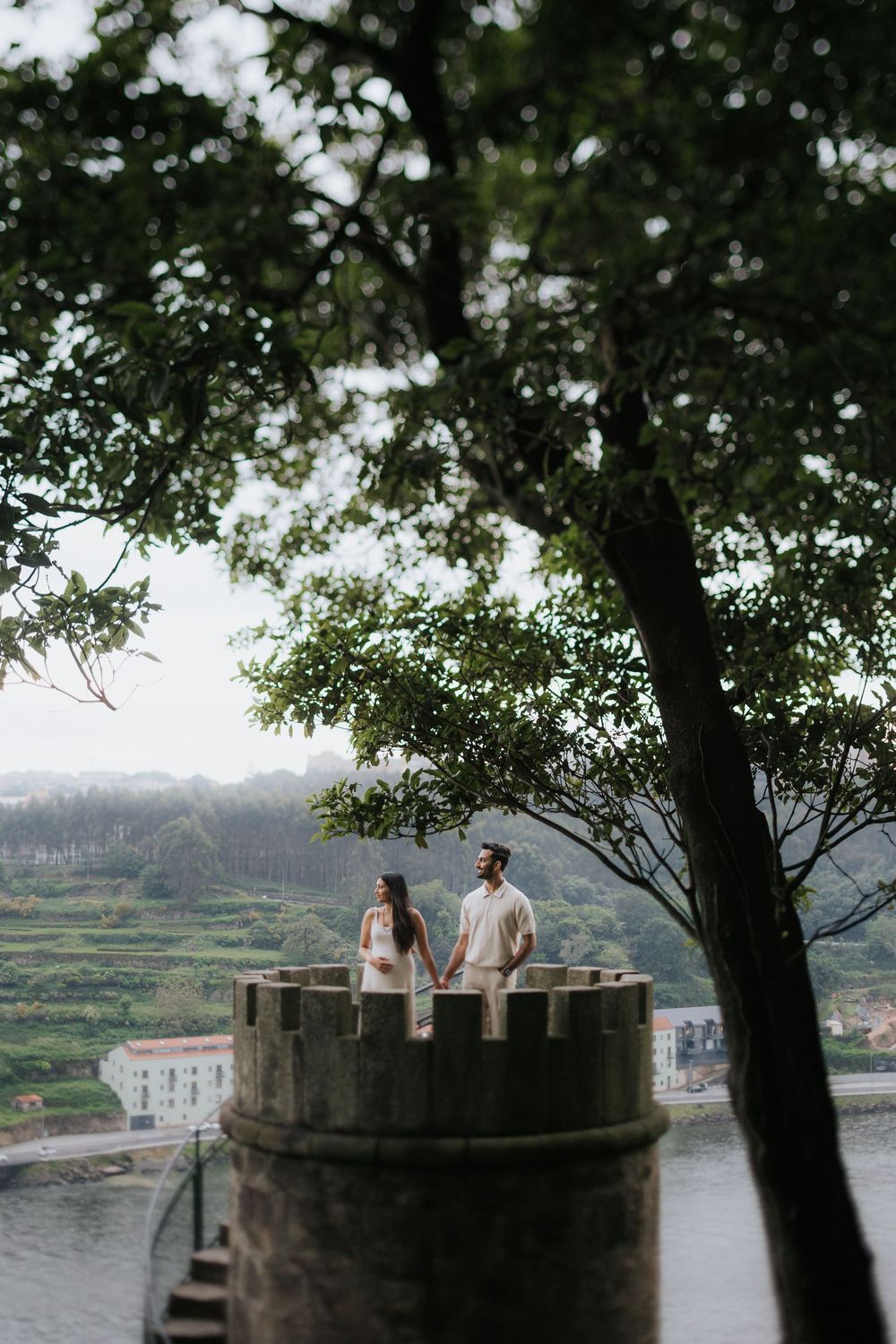 sessão de gravidez / maternity session of Indian couple in Porto, Portugal