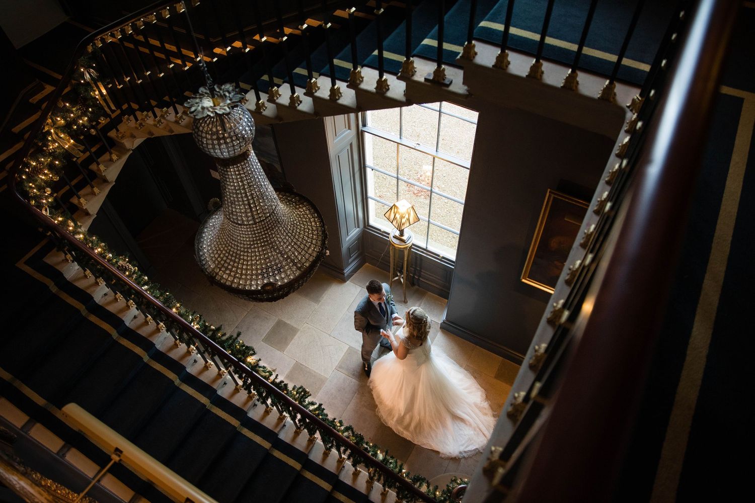 stubton hall wedding portrait