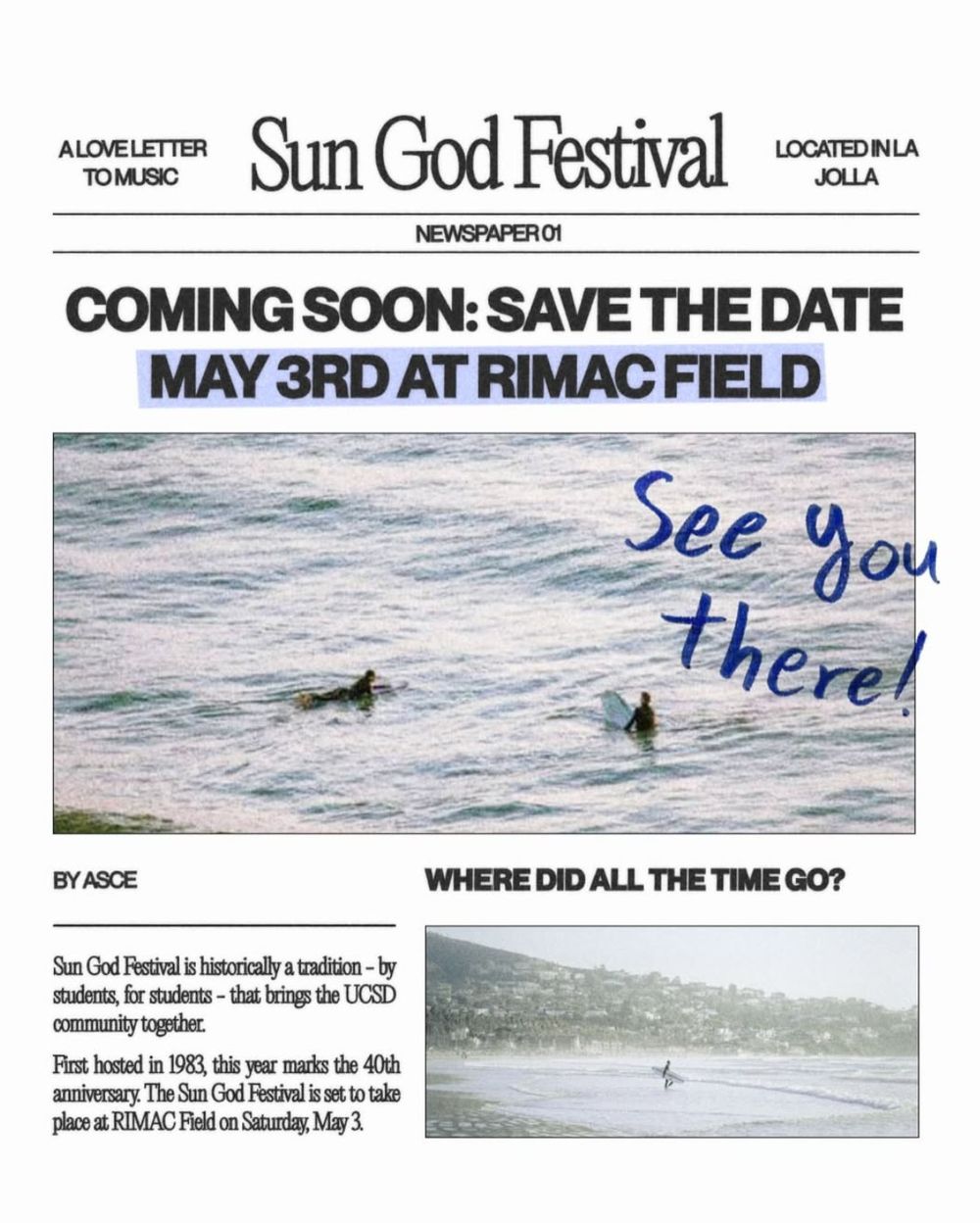 UCSD Sun God Festival "Let's Do Everything" Campaign 2025