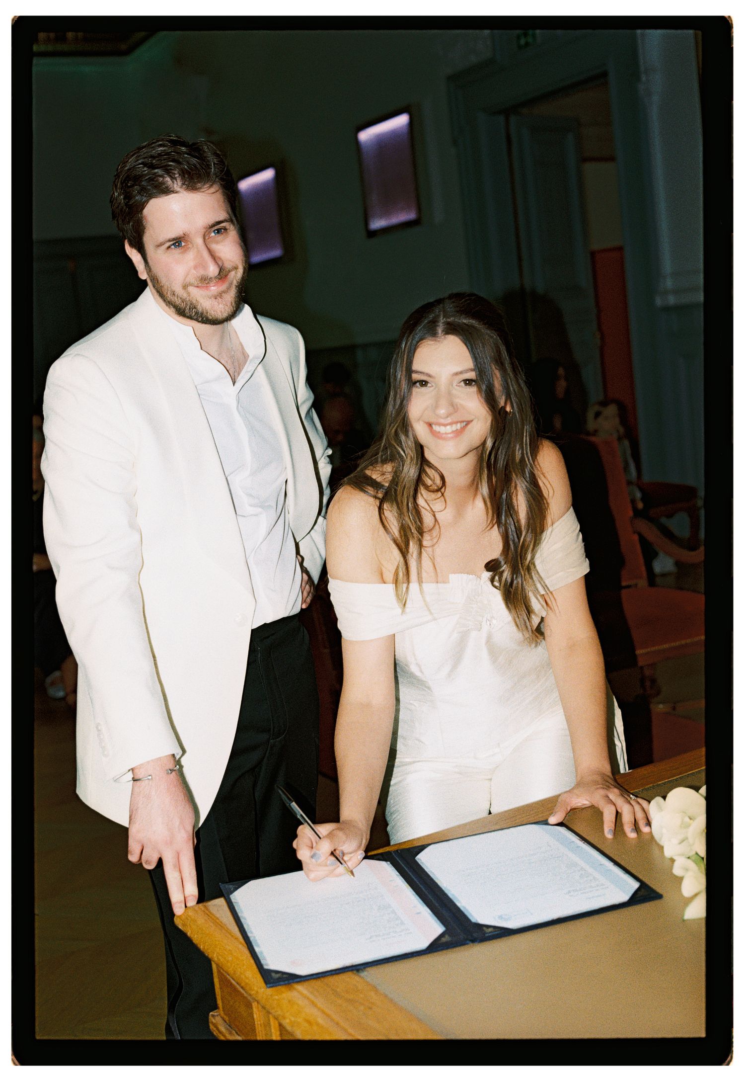 paris wedding photographer, flash photography, film wedding photographer, paris film wedding, mairie wedding, paris civil wedding, candid