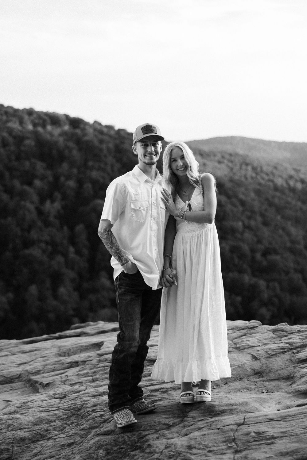 Whitakers point engagement photos