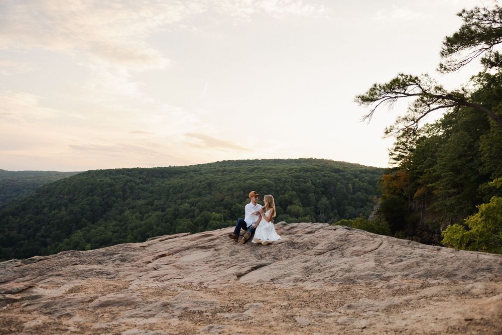 Whitaker's point engagement photos