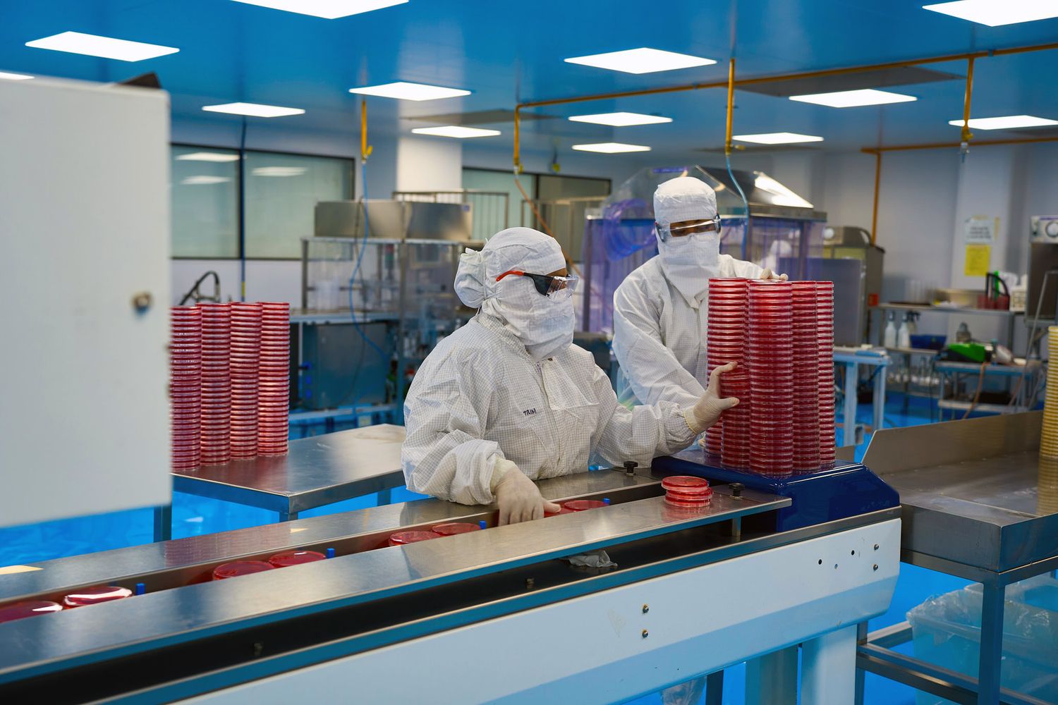 planta química producción controlada dentro de planta
