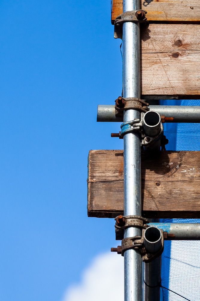 Rigg Tech scaffolding installation on an industrial structure
