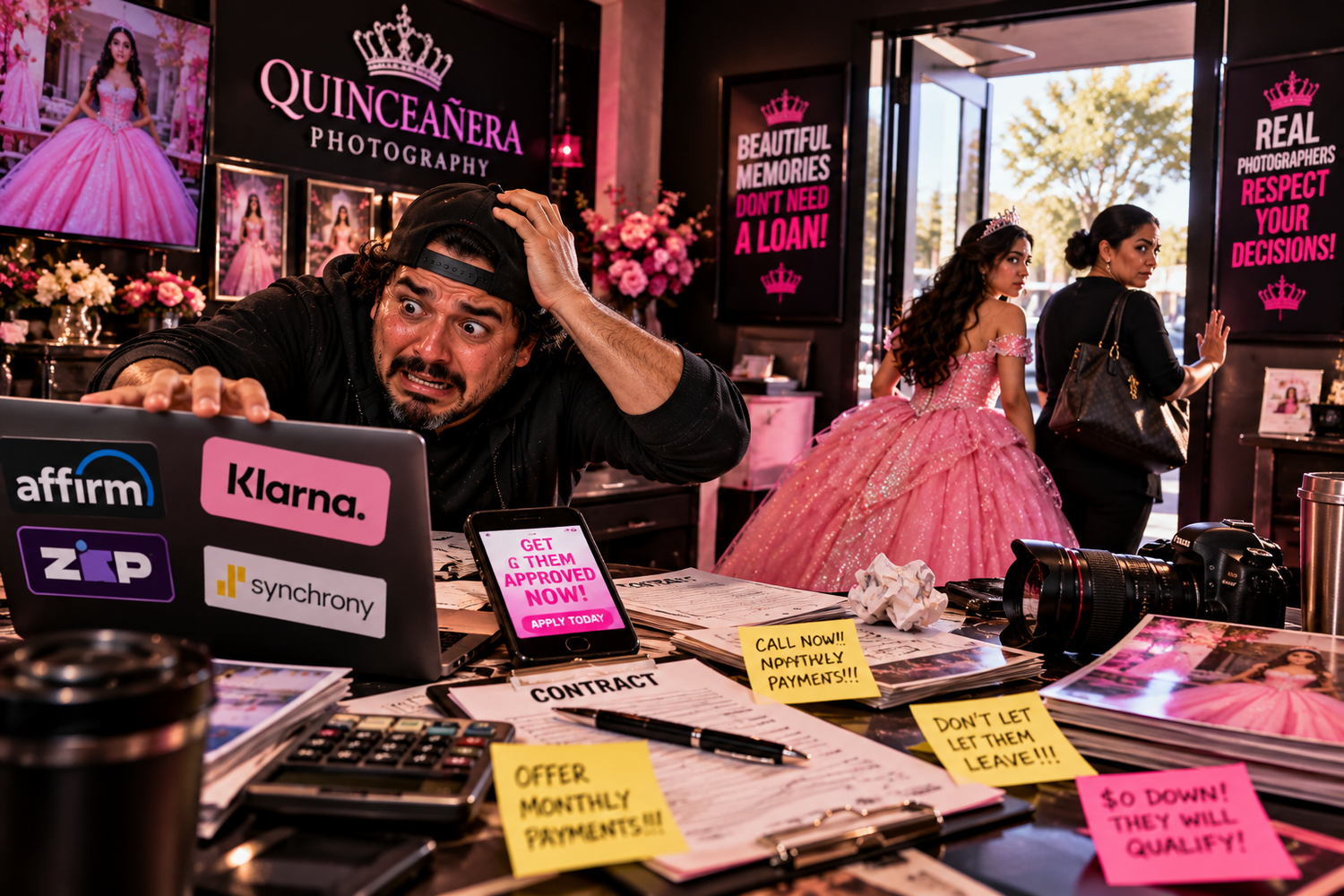Fort Worth Quinceañera loan calculator helps parents compare photography financed APR, installments, and total interest before booking.