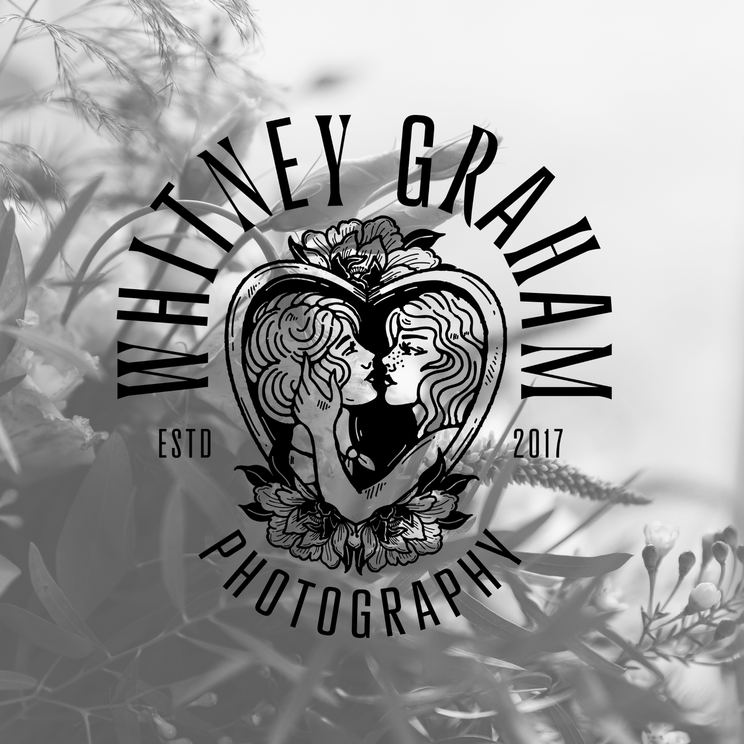 Logo. Quirky cool couple.
