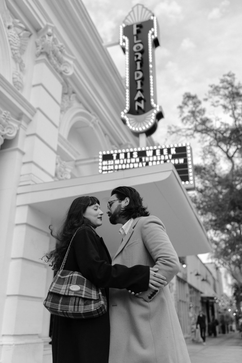 Downtown St Pete couples session shot by Indigo River Photo, Downtown St Pete engagement shoot by Indigo River Photo at The Floridian Social