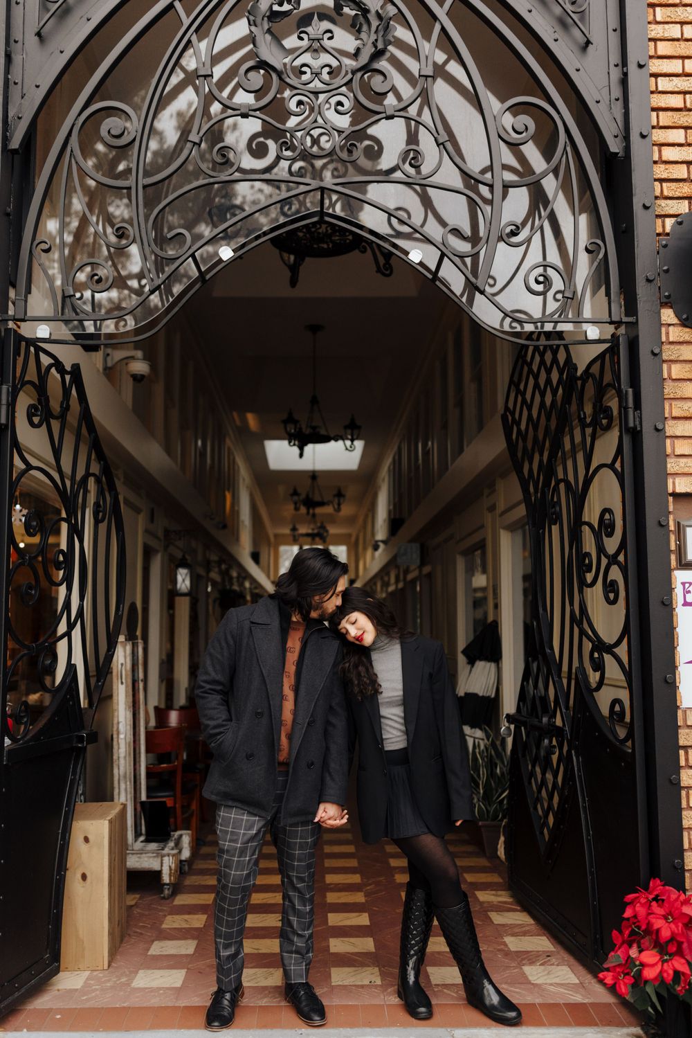 Downtown St Pete couples session shot by Indigo River Photo, Downtown St Pete engagement shoot by Indigo River Photo
