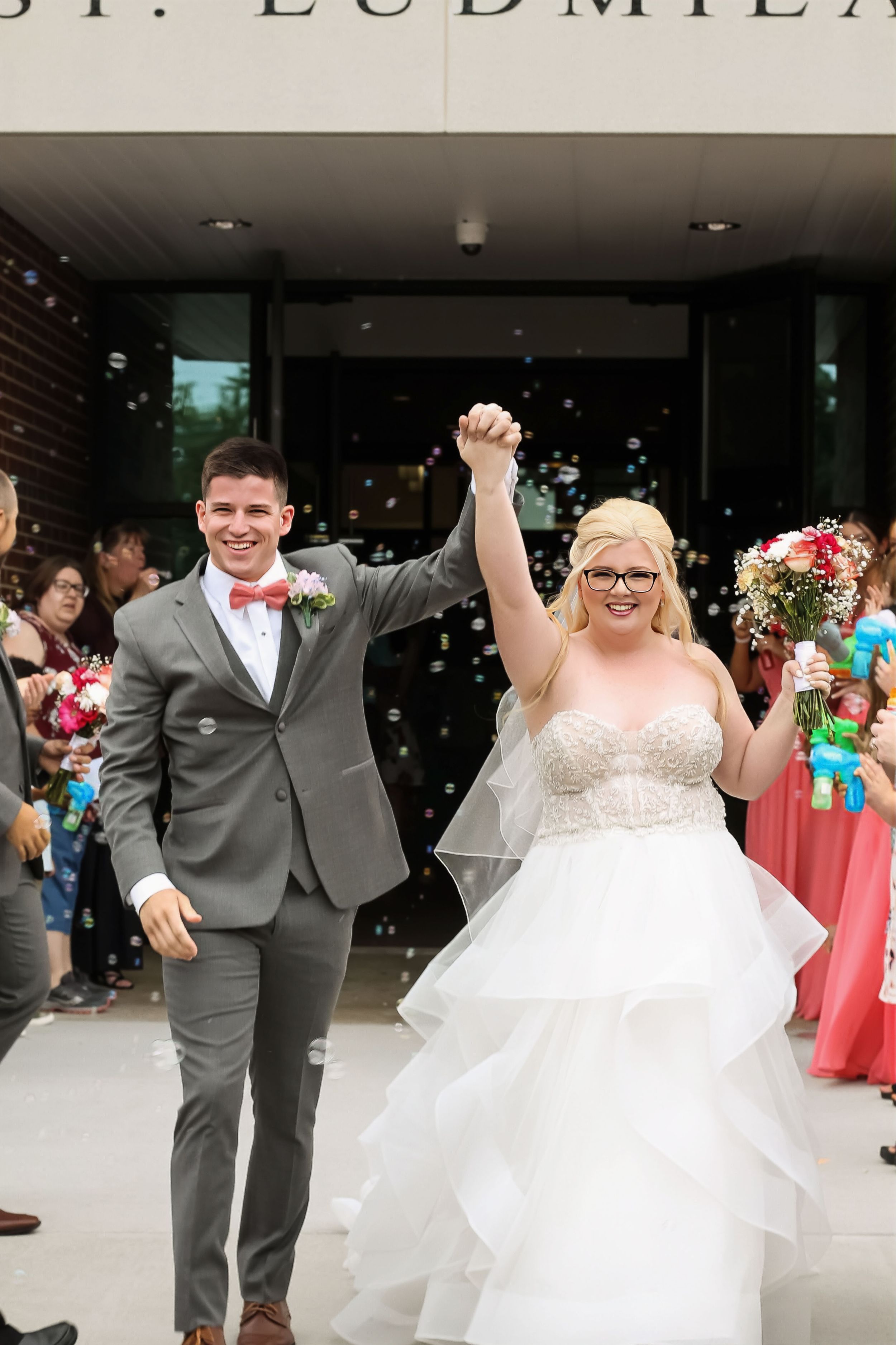 Ceremony with bubbles