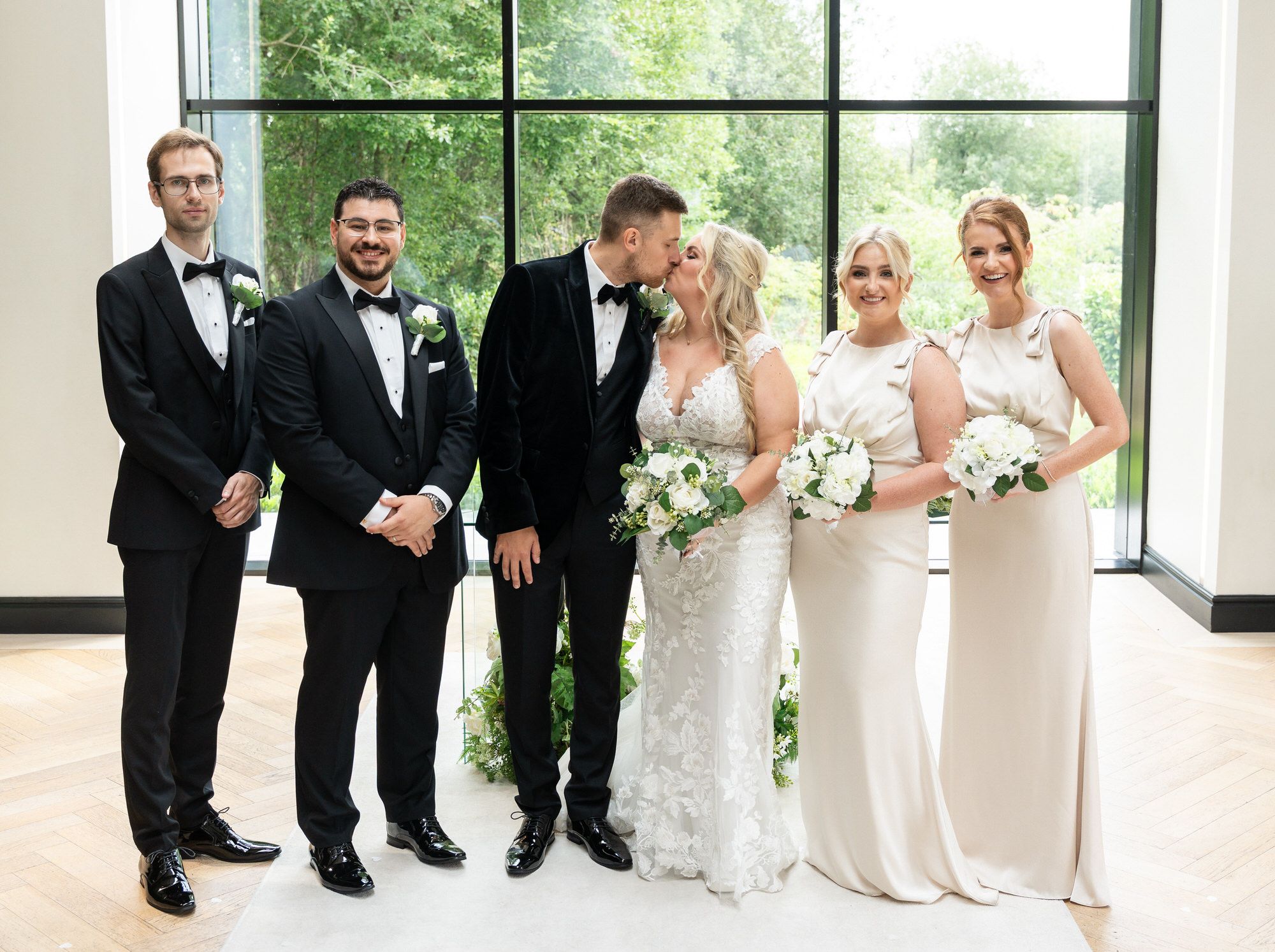 Relaxed wedding photography and videography of a bridal party at Lyrath Estate in County Kilkenny by AK Wedding Photography & Videography.