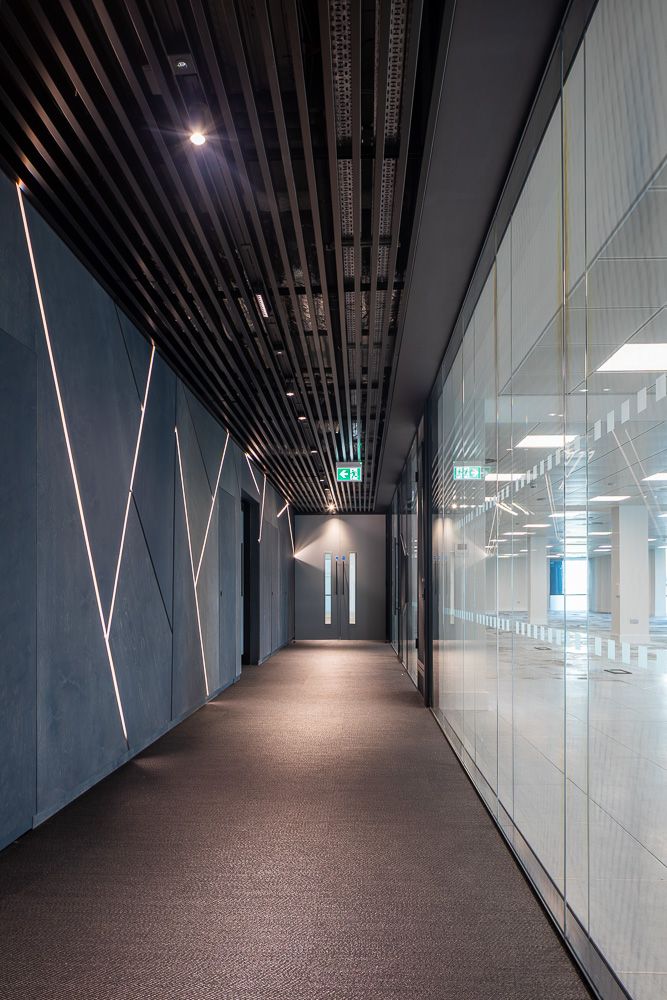 Commercial interior photography of refurbished office space in Liverpool