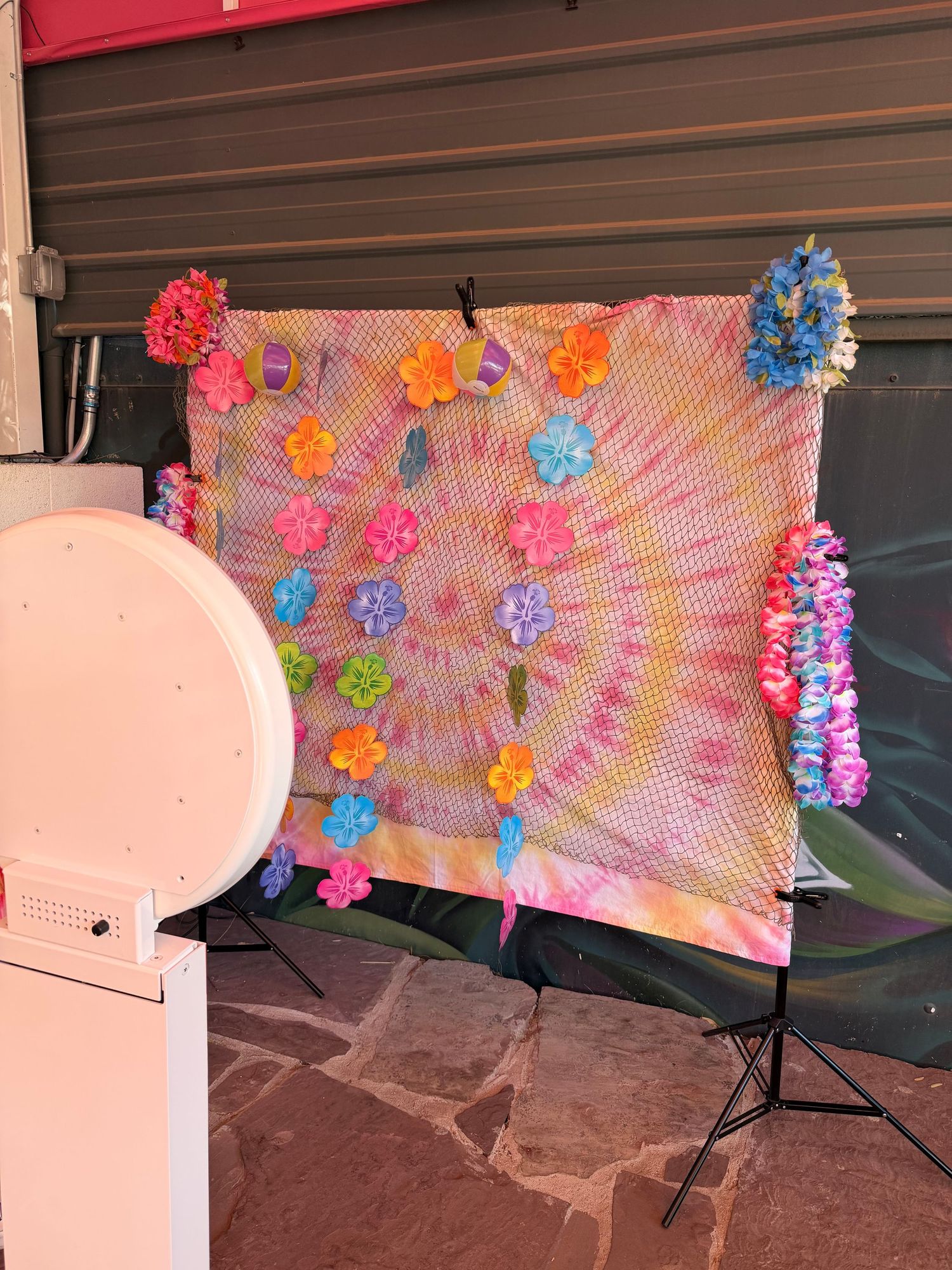 Photo Booth set up reference. More than just photos, we offer a rental to enhance your next event.