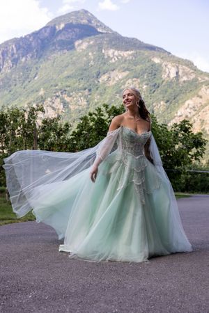 Photographe de mariage Suisse immortalise la mariée.