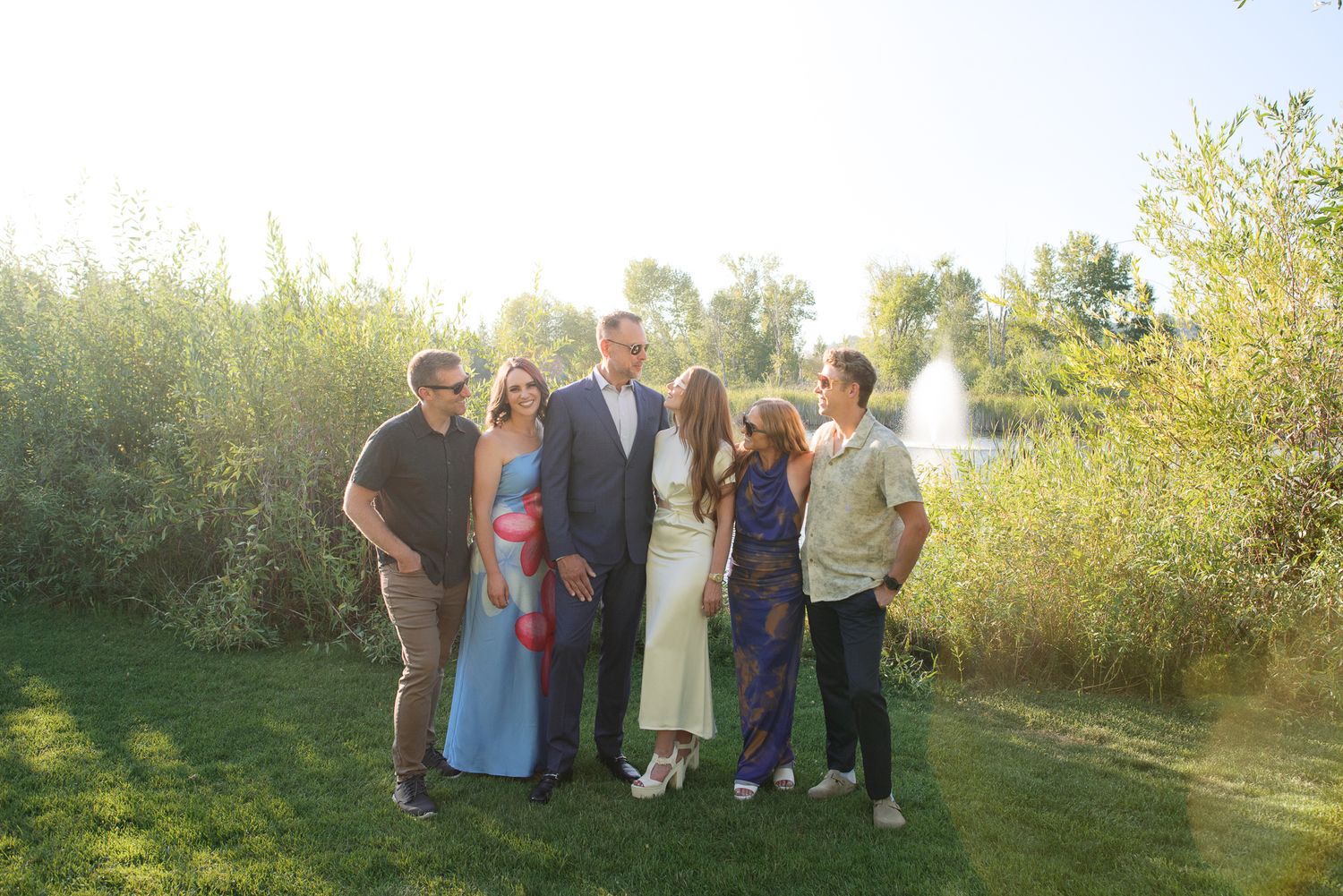 family photos for wedding