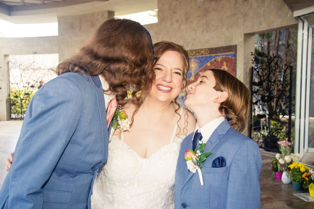 Editorial style wedding photography at St Paul's Catholic Church, Tampa, Florida.