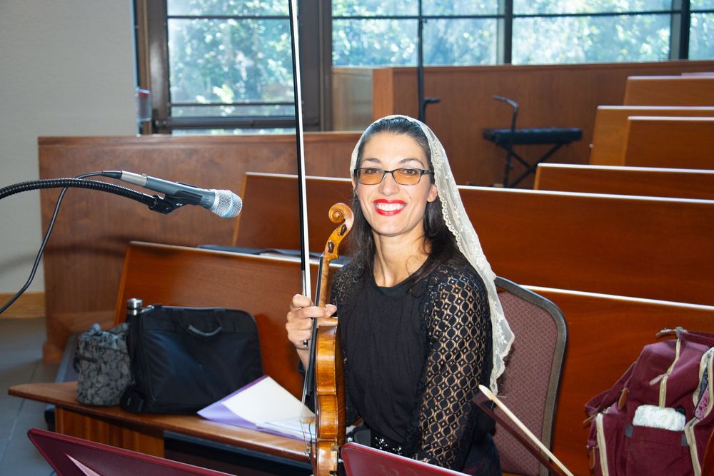 Editorial style wedding photography at St Paul's Catholic Church, Tampa, Florida.