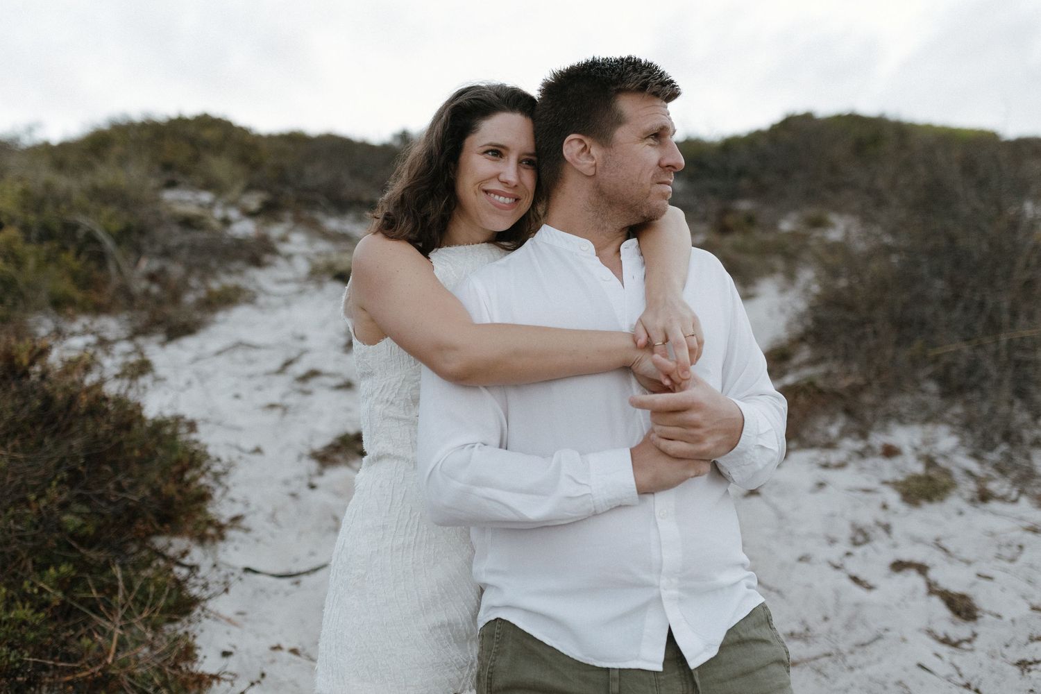 Sara and Ricky in Melkbosstrand pregnancy photos with Christene de Coning Photography in Cape Town, South Africa.