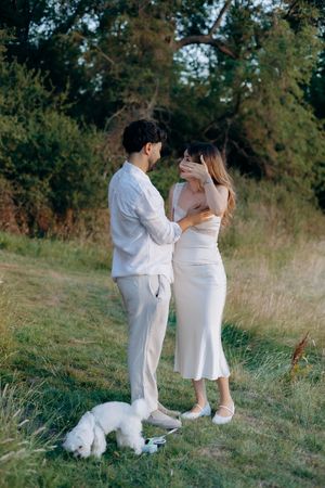Surprise proposal photographed at Foxhill Manor.