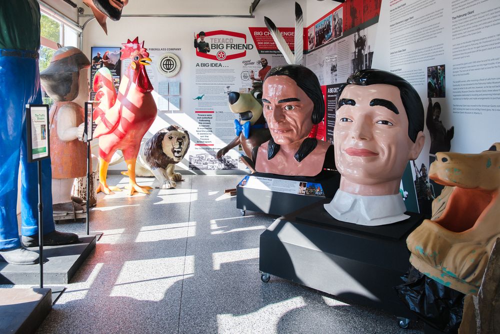 The American Giants Museum in Atlanta, IL on Route 66. September 3, 2026. Photo: David Manning.