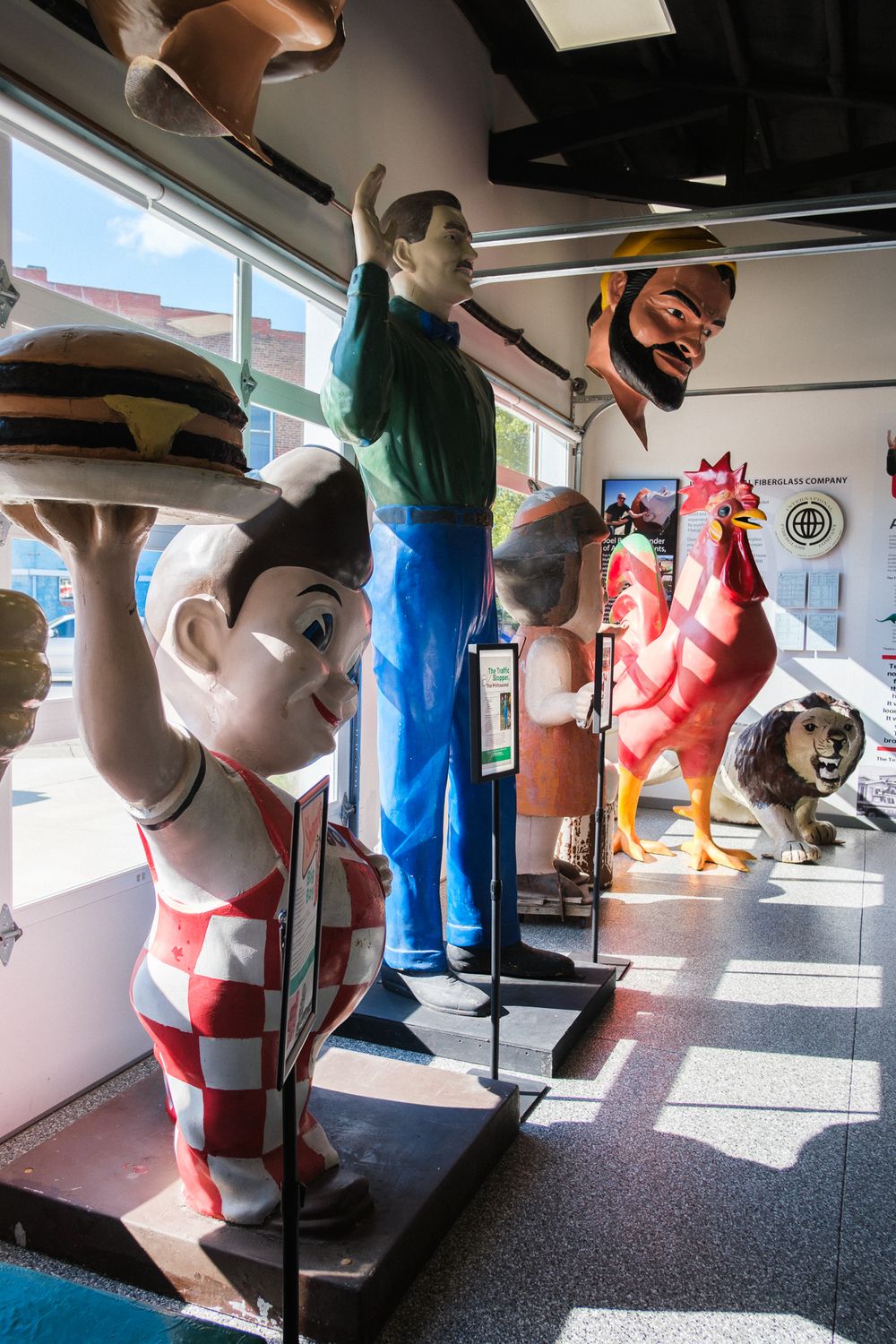The American Giants Museum in Atlanta, IL on Route 66. September 3, 2026. Photo: David Manning.