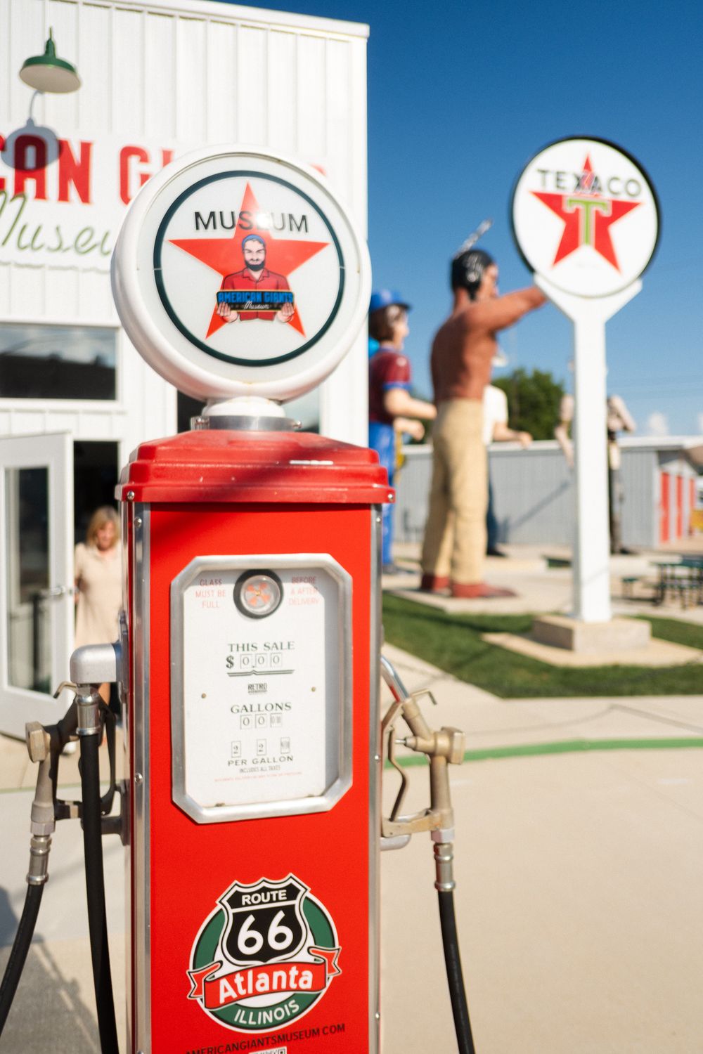 The American Giants Museum in Atlanta, IL on Route 66. September 3, 2026. Photo: David Manning.