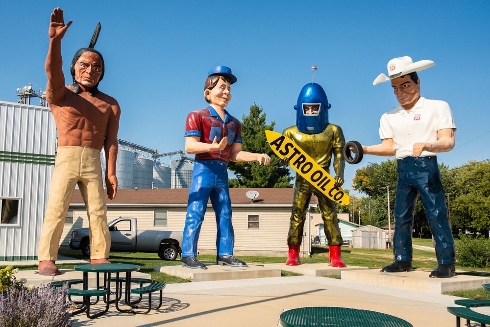 The American Giants Museum in Atlanta, IL on Route 66. September 3, 2026. Photo: David Manning.
