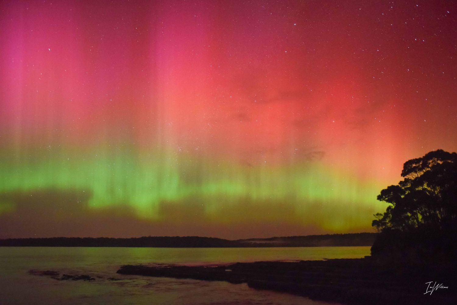 Aurora Australis, Tasmania, 11 May 2024
