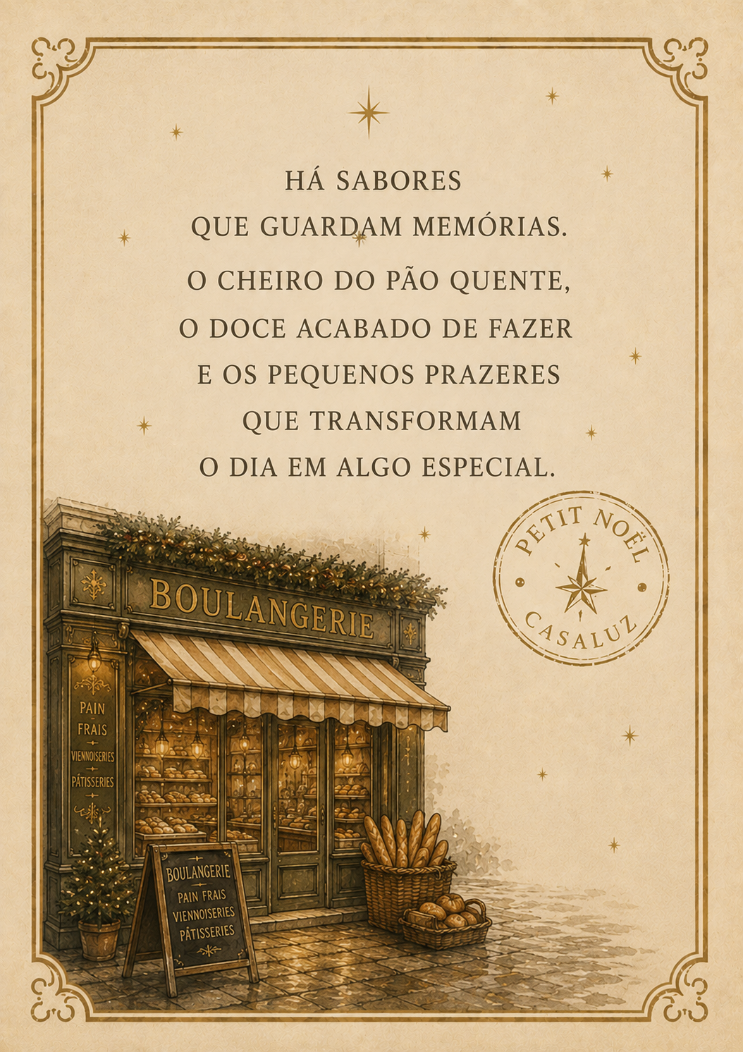 Boulangerie parisiense — sabores e cheiros que guardam memórias.
