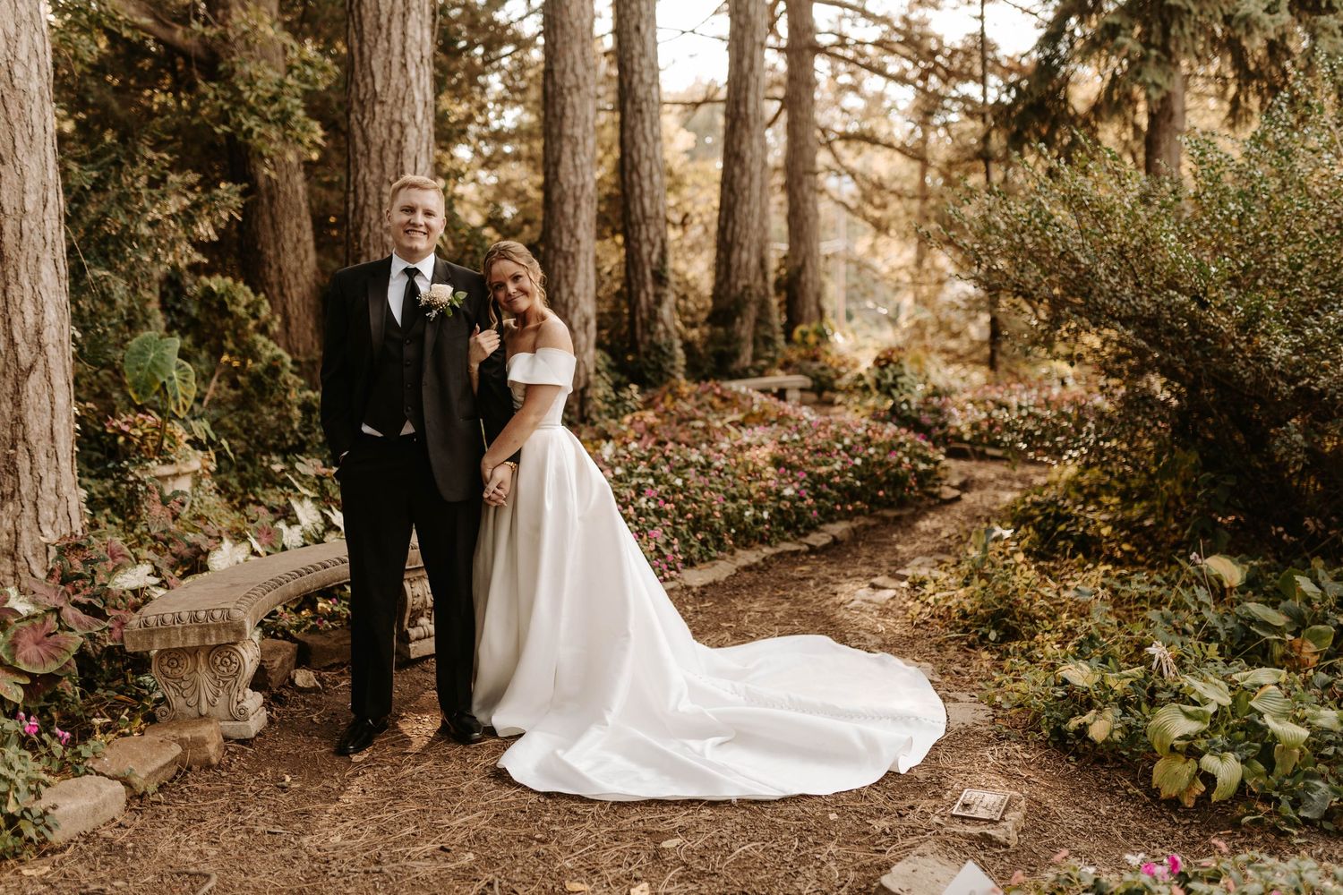 Nebraska Wedding Photographer, Sunken Gardens Lincoln Nebraska Wedding