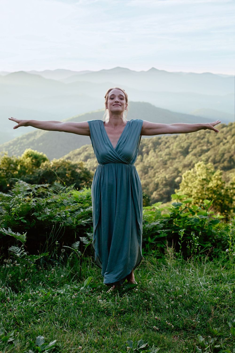 Goddess session Blue RIdge Mountains