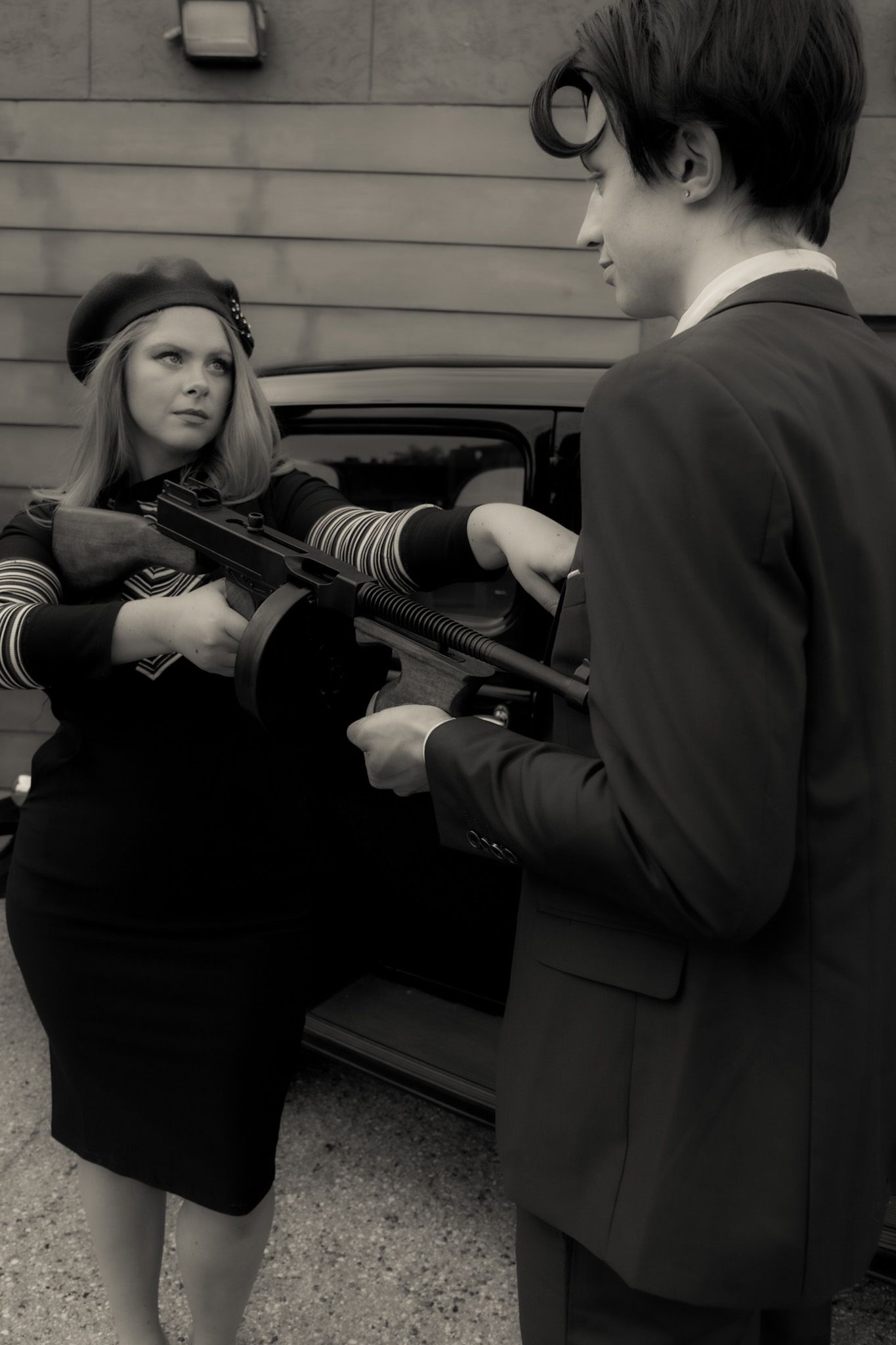 Lubbock, Texas fine arts production photography. LCT Bonnie and Clyde 2023