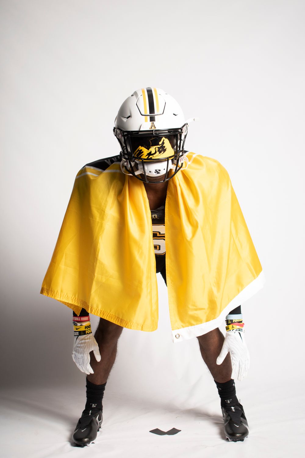 Appalachian State University Football Player Studio Portrait