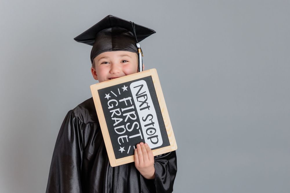 kindergarten graduation session studio clayton nj savage backdrop fashion gray malaga franklinville pitman glassboro elk
