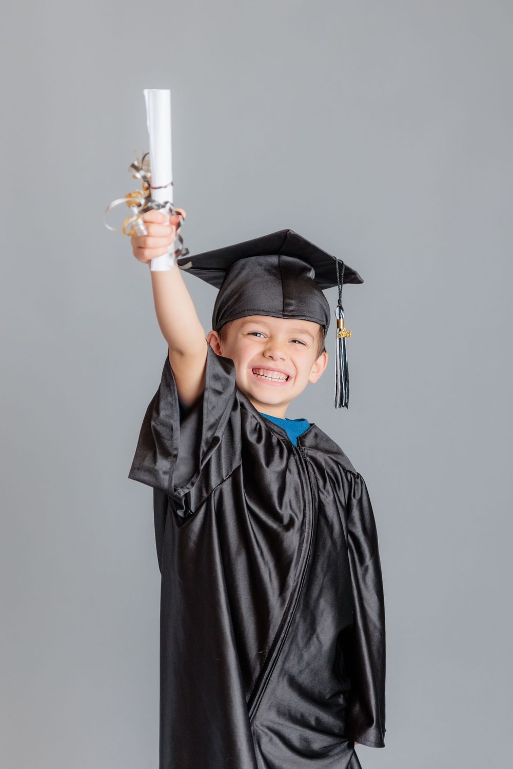 prek graduation session studio clayton nj savage backdrop fashion gray malaga franklinville pitman glassboro elk