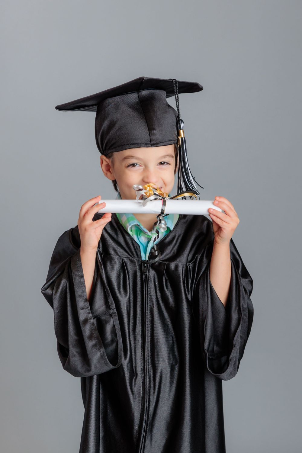 prek graduation session studio clayton nj savage backdrop fashion gray malaga franklinville pitman glassboro elk