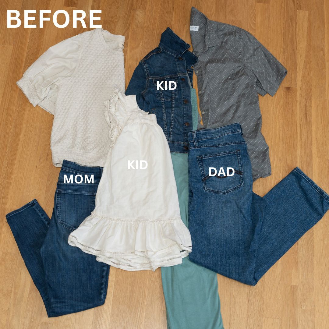 Photographers family photo outfits.